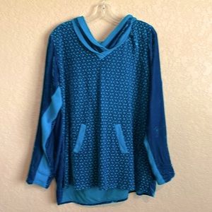 Johnny Was Velvet Tunic Sz L